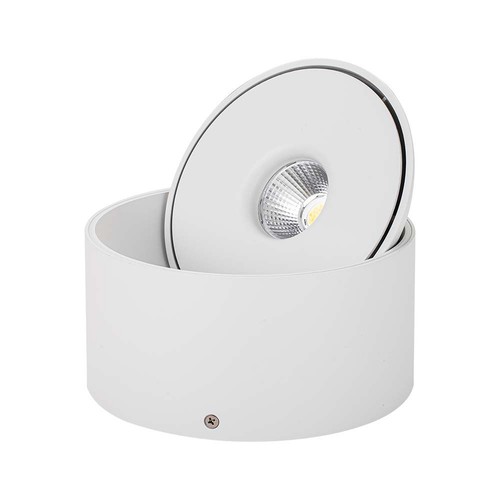 20W Justerbar Påbygningsspot Ø14,8cm - RA90, 3-i-1 CCT, Hvit