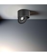 28W RA90 Påbygningsspot - Ø17,8 cm, Høyde: 8,7 cm, Svart, CCT - 3 lysfarger