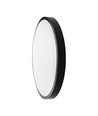 18W LED taklampe med sensor - Ø22,5cm, IP44, sort kant, 4000K, mikrobølge sensor