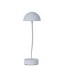 3W oppladbar LED bordlampe med touch dim - 3000K, hvit, 5V, inkl. batteri