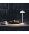 3W oppladbar LED bordlampe med touch dim - 3000K, hvit, 5V, inkl. batteri