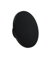 12W LED taklampe / vegglampe med indirekte lys - Sort, IP65, 3000K, Ø16cm, rund, utendørs / innendørs