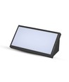 20W LED utendørs vegglampe - IP65, 110° lysspredning, grå/sort finish