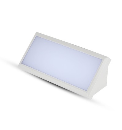 12W LED - Landskap, Utendørs, Mykt Lys, Medium, 6400K, Hvithus