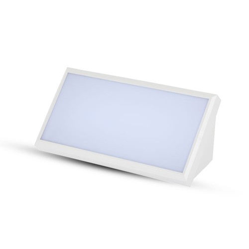 20W LED vegglampe, IP65 - 3000K, grå, utendørs, 110 grader, 2045lm