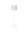 2,7W oppladbar LED bordlampe, hvit - Touch dimbar, 3-i-1 CCT, USB-C, høyde 34cm