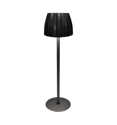 2,7W LED bordlampe, sort - Touch dimbar, 3-i-1 CCT, oppladbar, USB-C, 10,5 x 34 cm
