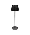 2,7W LED bordlampe, sort - Touch dimbar, 3-i-1 CCT, oppladbar, USB-C, 10,5 x 34 cm