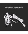 Dobbelt sensor for dør / port - 12V/24Vm maks belastning 60W
