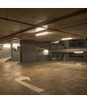 150cm 48W vanntett komplett LED-armatur, gjennomgangskoblet - 6240lm, 130lm/W, IP65, 6 års garanti