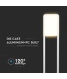 10W LED hagelampe med Samsung LED chip - IP65, 80cm, hvit, 4000K, inkl. lyskilde