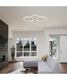 45W LED taklampe - 3900lm, 3-trinn dimbar, 3-i-1 CCT, hvit, inkl. fjernkontroll