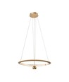 45W LED pendel, Ø60cm, børstet gull - 5500lm, 3000K, designer pendellampe, IP20
