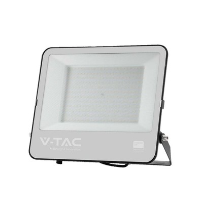 200W lyskaster - IP65, sort, arbeidslampe, Samsung LED-chip, 1m ledning, 6500K, grått frostet glass