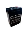 6V 4Ah blybatteri - 70x47x107mm, oppladbart, VRLA, AGM-batteri