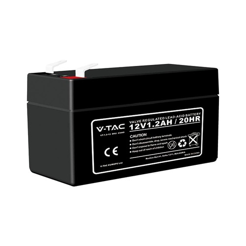 1,3Ah 12V blybatteri - 97x43x57mm, ABS plast, 12V DC