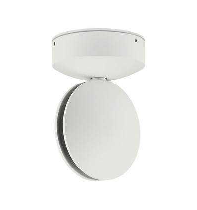 6W hvit vegglampe - IP65, 3000K, 645lm, utendørs, inkl. lyskilde