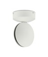 6W hvit vegglampe - IP65, 3000K, 645lm, utendørs, inkl. lyskilde