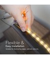 5m 18W/m LED strip, 135lm/W - 24V, 238 LED pr. meter, IP20, 3000K, dimbar
