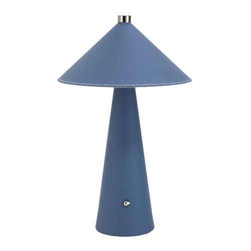 3W oppladbar LED bordlampe, Blå - Touch dimbar, 3-i-1 CCT, 4000mAh batteri, inkl. lyskilde
