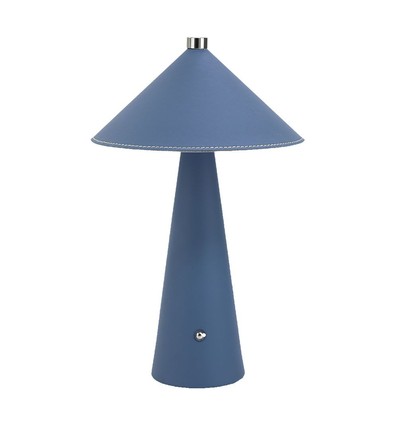 3W oppladbar LED bordlampe, Blå - Touch dimbar, 3-i-1 CCT, 4000mAh batteri, inkl. lyskilde
