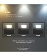 12W LED sensorlampe med Samsung Chip - 3-i-1 CCT, kvadratisk, hvit, 360° PIR sensor, IP20