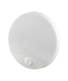 15W LED tak/vegglampe med sensor - Samsung LED chip, 3-i-1 CCT, IP44, hvit, rund, Ø25cm