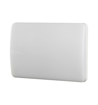 12W LED husnummerlampe med skumringssensor - Samsung LED chip, CCT 3-i-1, IP65, IK10, hvit kropp