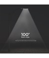 V-Tac 50W LED gatelys - Samsung LED-brikke, Ø60mm, IP65,