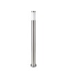 Pullertlampe E27 - rustfritt stål hus (110 cm), satin nikkel, IP44