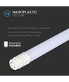 150cm / 20W T8 LED rør - Nano-plast, 6500K, 105lm/W