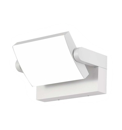 17W hvit roterbar LED vegglampe - 150lm/W, IP65, 3000K, 350° justerbar, utendørs, inkl. lyskilde