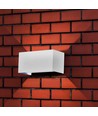24W Vegglampe - LED, 3000K, Hvit, Hus