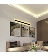 141cm Antrasitt 23W lineær LED vegglampe, RA90 - IP65, 2875lm, 4000K