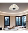120W 3D Designer taklampe - 51x50cm, dimbar, 3-i-1 CCT, inkl. fjernkontroll