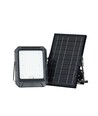 10W LED lyskaster med solcelle - 4000K, 3.7V, IP65, inkl. solcellepanel og batteri