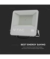 100W LED lyskaster, Samsung LED chip - 100lm/W, IP65, sort, kald hvit, utendørs