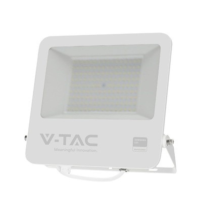 100W LED lyskaster med Samsung LED chip - 100lm/W, IP65, 4000K, sort kabinett, utendørs