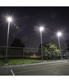 100W LED lyskaster med Samsung LED chip - 100lm/W, IP65, 4000K, sort kabinett, utendørs