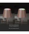 1,5W LED - Bordlampe, Touch, Dimbare, 3000K, IP54, Sand Cortenfarget Hus