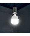 50W LED T140 pære - 5400lm, E27 med E40 adapter, 105 lm/W, 160 grader, hvit plast