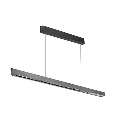 36W LED lineær pendel med Samsung LED - Matt grå, 120cm, CCT, 3-i-1 farge, IP20
