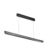 36W LED lineær pendel med Samsung LED - Matt grå, 120cm, CCT, 3-i-1 farge, IP20