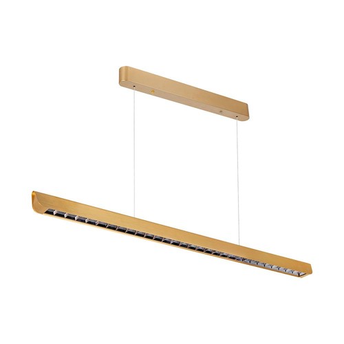 36W LED lysskinne til oppheng - 2880lm, CCT, grå, inkl. wireoppheng