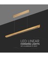 36W LED lysskinne til oppheng - 2880lm, CCT, grå, inkl. wireoppheng