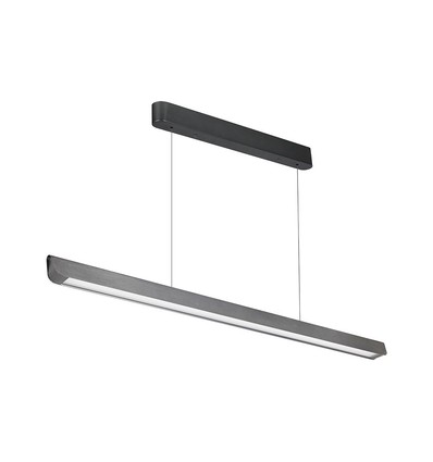 36W LED lineært pendel armatur, 3IN1 CCT - 2880lm, matt grå, Samsung LED, inkl. wireoppheng