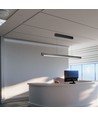 36W LED lineært pendel armatur, 3IN1 CCT - 2880lm, matt grå, Samsung LED, inkl. wireoppheng