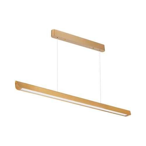 36W Lineær Hengelampe - LED Samsung, Diffusor Pladetype 3in1, Gull