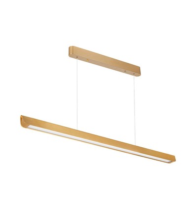 36W Lineær Hengelampe - LED Samsung, Diffusor Pladetype 3in1, Gull