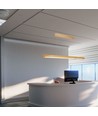 36W Lineær Hengelampe - LED Samsung, Diffusor Pladetype 3in1, Gull